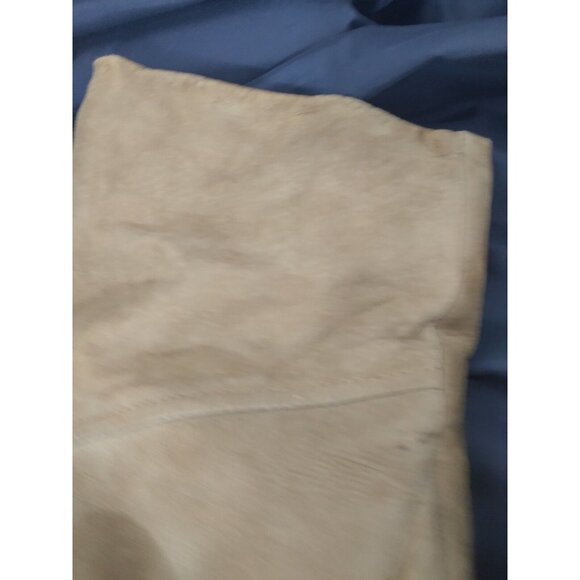 Vtg Retro BB Lorry Repurpose Shearling Coat Mens SZ 42 Regular Brown Lamb Suede - Picture 12 of 16